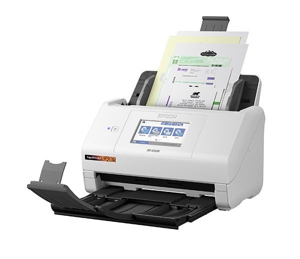 Epson RapidReceipt RR-600W Large Format ADF Scanner - 600 x 600 dpi Optical