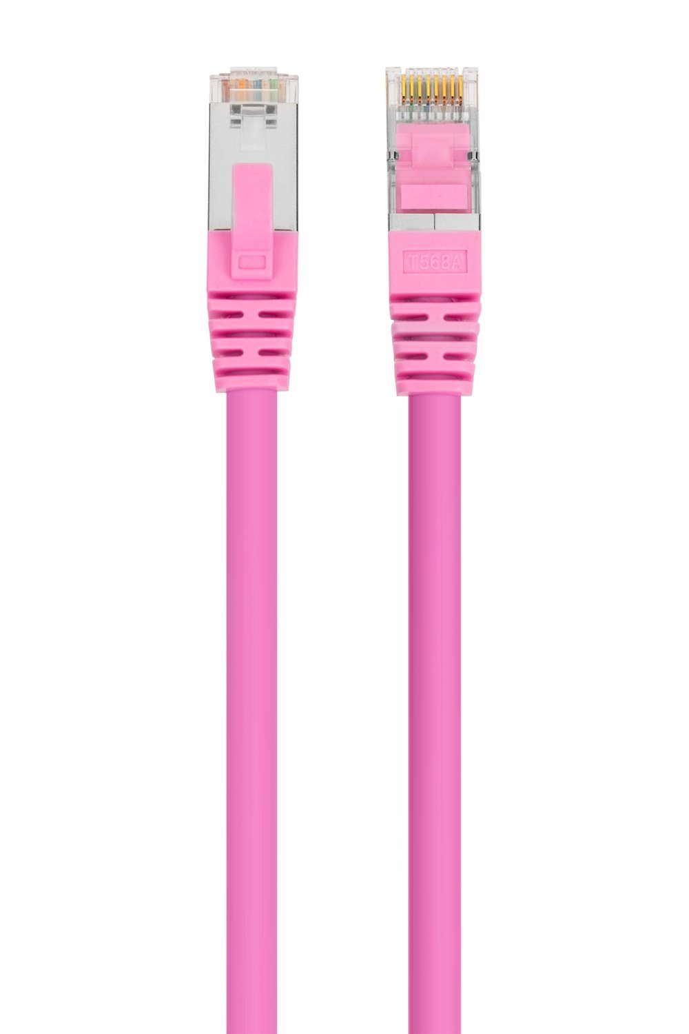 Comsol 1.5MTR 40GbE Cat 8 S/FTP Shielded Patch Cable LSZH - Pink