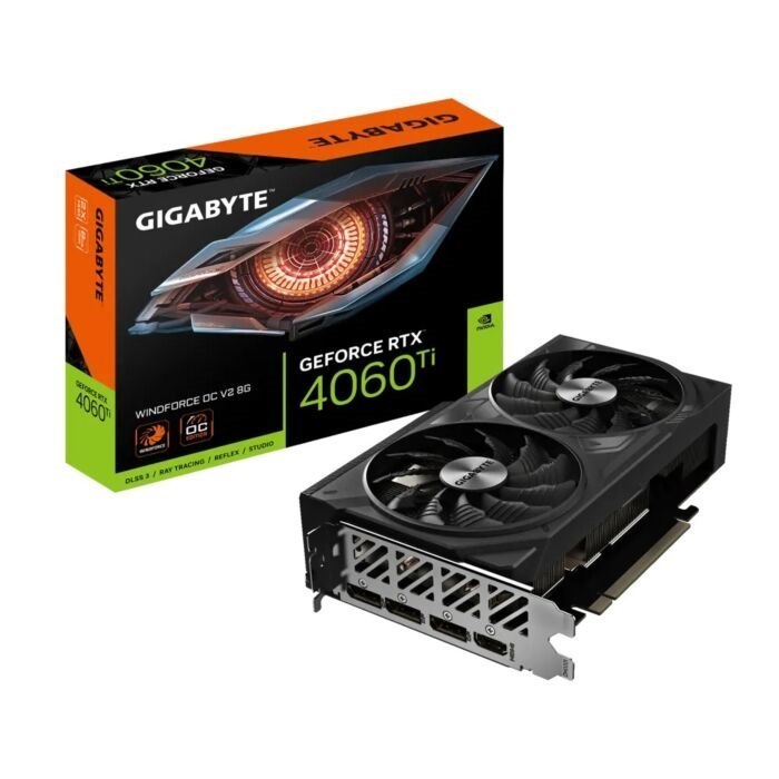 Gigabyte Gv-N406twf2ocv2-8Gd RTX4060 Ti Windforce Oc 8GB Graphics Card