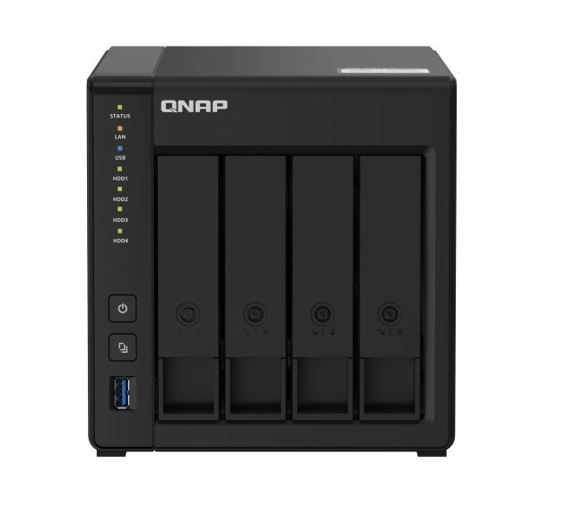 Qnap TS-451D2-4G, 4 Bay Nas(No Disk), CEL-J4025,4GB,GbE(2),USB 3.2(4),Hdmi(1),2Yr WTY
