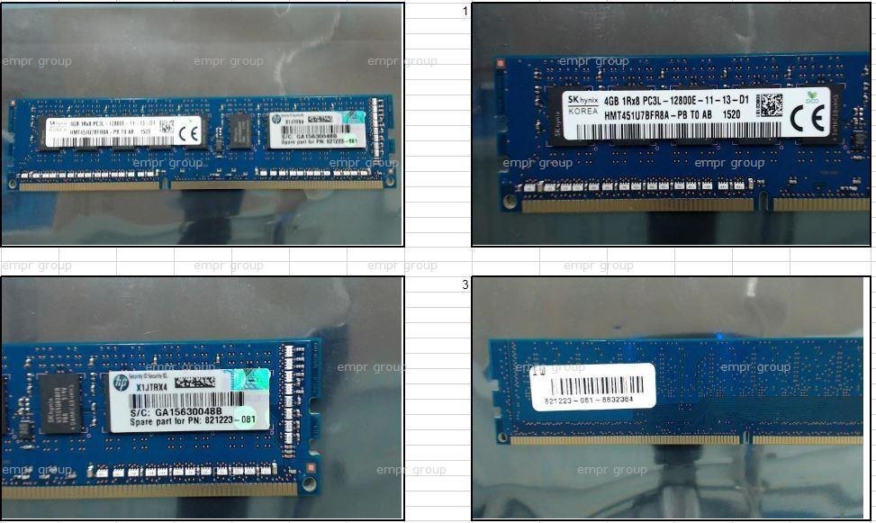 HPE RAM Module for Server - 4 GB (1 x 4GB) - DDR3-1600/PC3-12800 DDR3 SDRAM - 1600 MHz - CL11