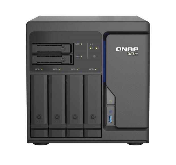 Qnap TS-H686-D1602-8G 4+2 Baynas (No Disk), Xeon D-1602,8GB,2.5GbE(4),USB(3),PCIe(2),3YR