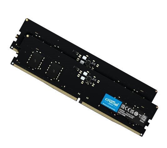 Crucial 64GB (2x32GB) DDR5 Udimm 4800MHz CL40 Desktop PC Memory For Intel 12TH Gen Cpu Or Z690 MB Intel XMP 3.0 Certified On-Die Ecc 2X DDR4 Bandwidth