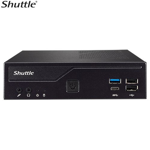 Shuttle DH610 XPC Slim 1L Barebone, H610, Lga1700, 2X DDR4 Sodimm, 1X NVMe M.2, 1X 2.5', Hdmi + 2X DP, RS232, 2.5Gbe