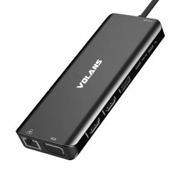 Volans Vol Doc Usb-C-Alum-Vl-Uctdmh-S