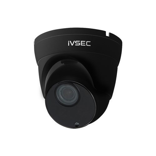 Ivsec Turret Ip Camera, 8MP, 3.6MM-12 MM Motorised Lens, 25 FPS, Poe, Ip66, 45M Ir, Blacknc512xd-Blk