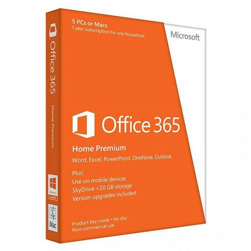 Microsoft Office 365 Family 32/64-bit - Subscription Licence - Up to 6 People - 1 Year