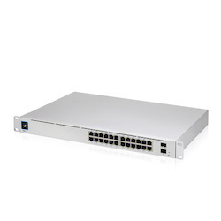 Ubiquiti UniFi 24 Port Managed Gigabit Layer2 And Layer3 Switch With Auto-Sensing 802.3At PoE+ And 802.3BT PoE - Touch Display - 450W Gen2