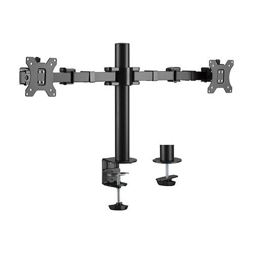 Brateck Dual Monitors Affordable Steel Articulating Monitor Arm
