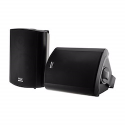 Wintal Class5aw Black Pair 2-Way 40W Class D Amp In & Outdoor Active Speakers With Standby