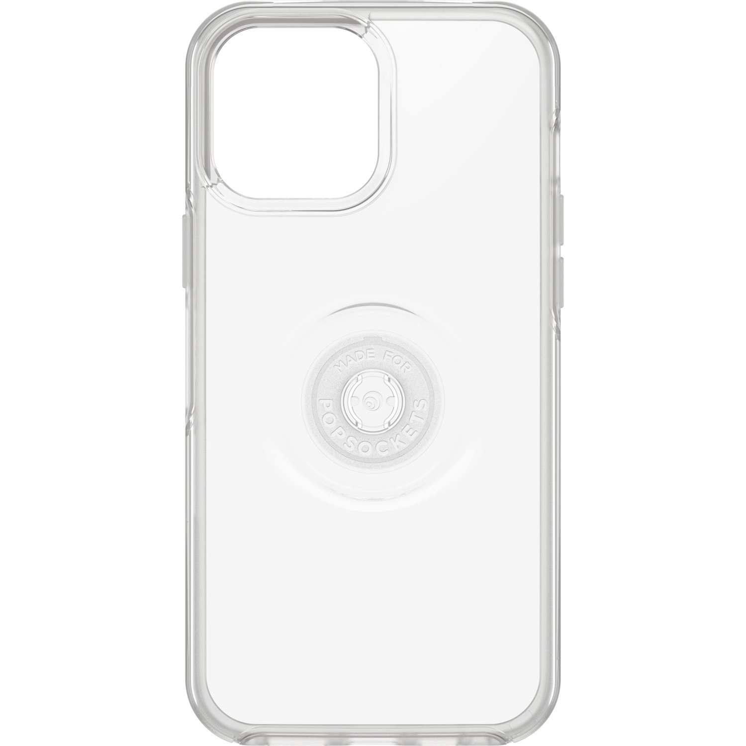 OtterBox iPhone 13 Pro Max Otter + Pop Symmetry Series Clear Case - Silver Flake/Clear/Off White/Clear W/Glitter - Raised Edges Protect Camera And SCR
