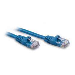 25ft Cat6 Ethernet Patch Cable - Blue Color - Snagless Boot