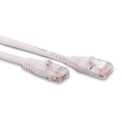 25ft Cat6 Ethernet Patch Cable - White Color - Snagless Boot