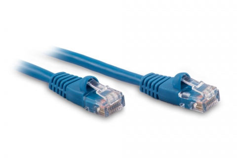 6FT Blue Cat6 Molded Snagless Boot 550MHz RJ45 Network Patch Cable - 50 Pack