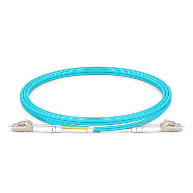 1m (3ft) Fiber Patch Cable, LC UPC to LC UPC, Duplex, 2 Fibers, Multimode (OM4) 40G