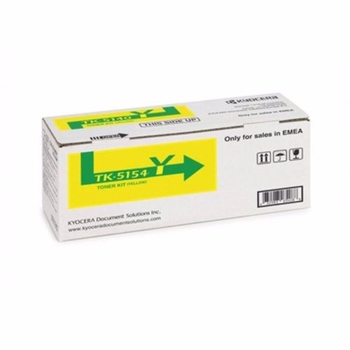 Kyocera TK-5154Y Original Laser Toner Cartridge - Yellow Pack