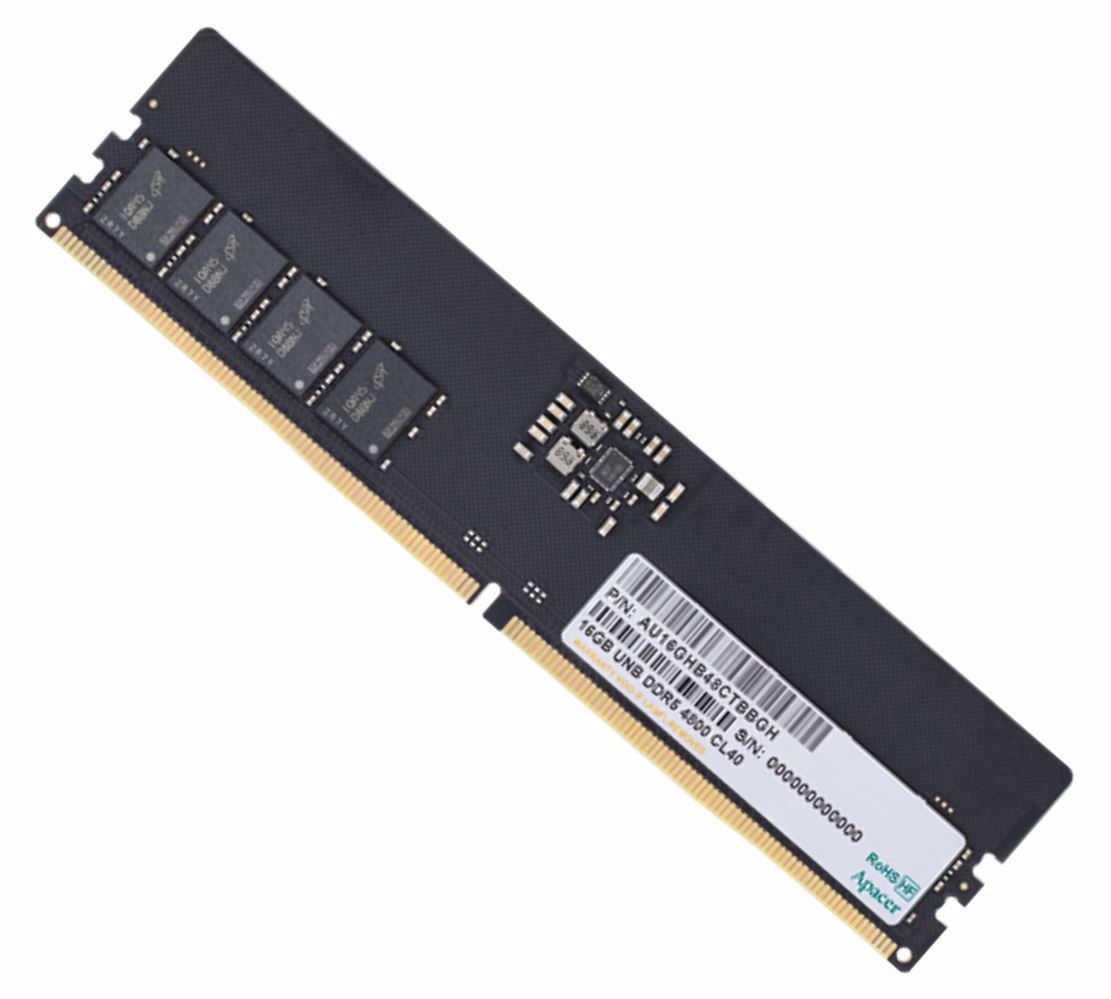 Apacer 16GB (1x16GB) DDR5 Udimm 4800MHz CL40 Desktop PC Memory For Intel 12TH Gen Cpu Or Z690 MB