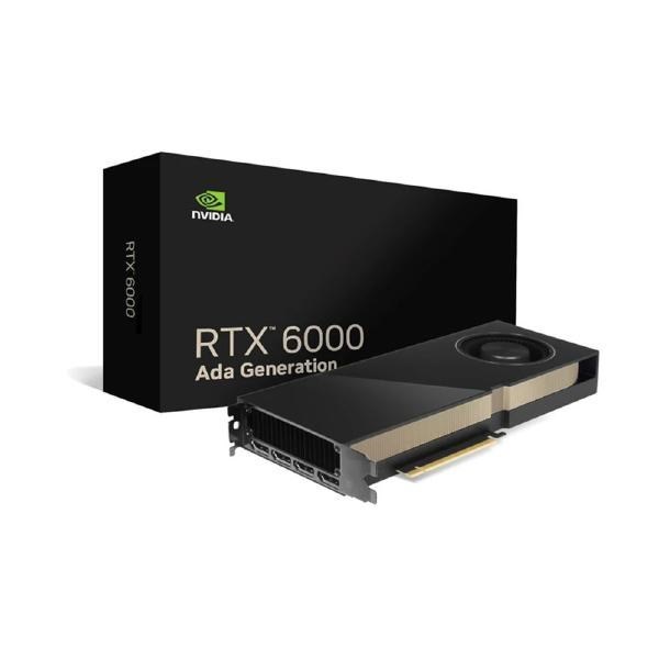 Nvidia RTX 6000, 48GB GDDR6, 384-Bit, 960 GB/S, PCIe4x16, DP(4), Ada, 2 Slot, 3YR