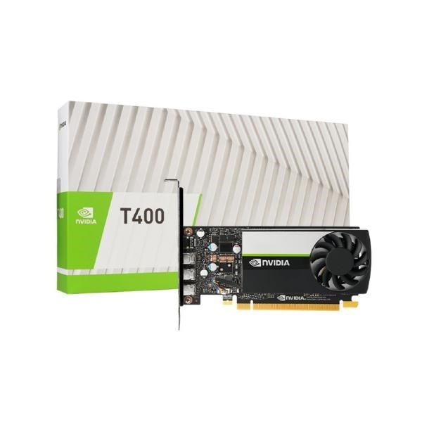 Nvidia T400, 4GB GDDR6, 64-Bit, 80GB/S, PCIe3x16, MDP(3), 1 Slot, 3YR