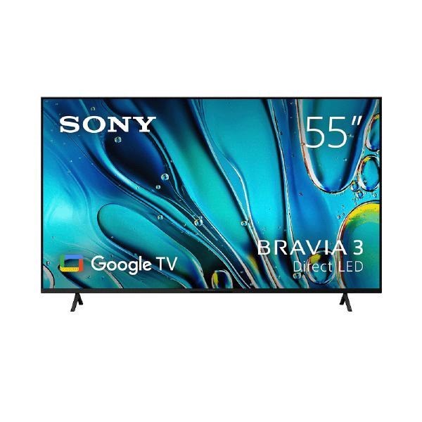 Sony Bravia 3 FWD55S30 55" Display 4K Uhd, 3840 X 2160, 450 CD/LM2, HDR10/HLG, Google TV, Dolby Vision