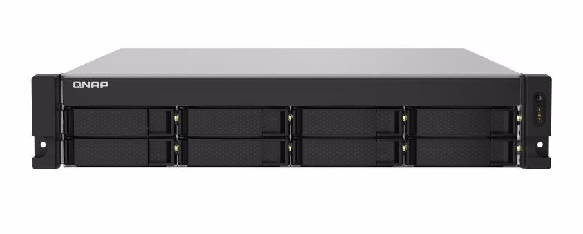 Qnap Ts-832Pxu-Rp-4G 2U Rackmoun 8-Bay Nas Al324 Quad-Core 1.7 GHz 4GB DDR4 Hot-Swappable 2X2.5 Gbe 2 x10GbE SFP+ 1xPCIe Gen 2 X2 4xUSB 3.2 3 YR WTY