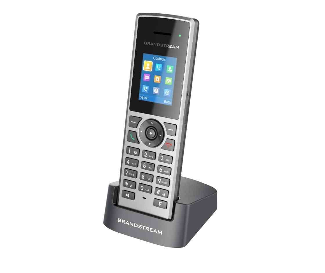 Grandstream DP722 Cordless Mid-Tier Dect Handet 128X160 Colour LCD, 2 Programmable Soft Keys, 20HRS Talk Time & 250 HRS Standby Time.