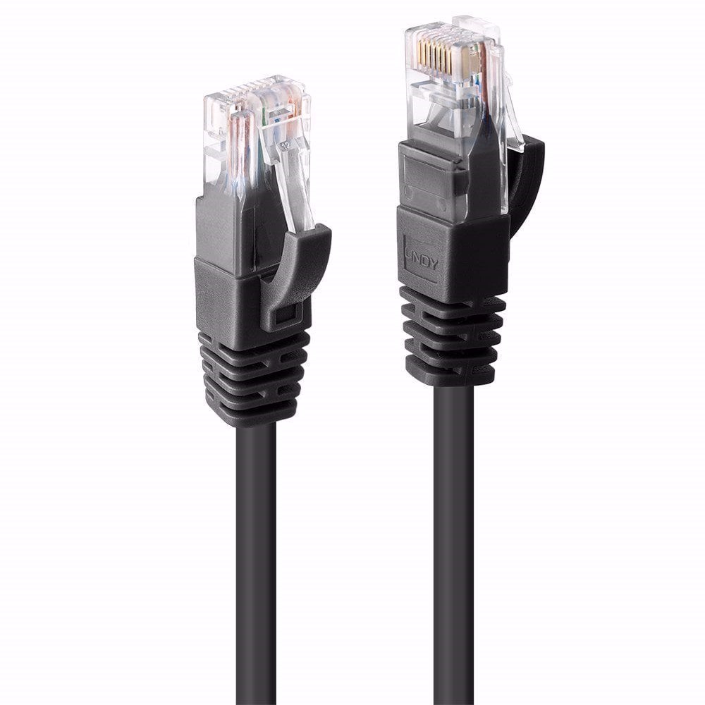 3m CAT6 U/UTP Gigabit Network Cable, Black