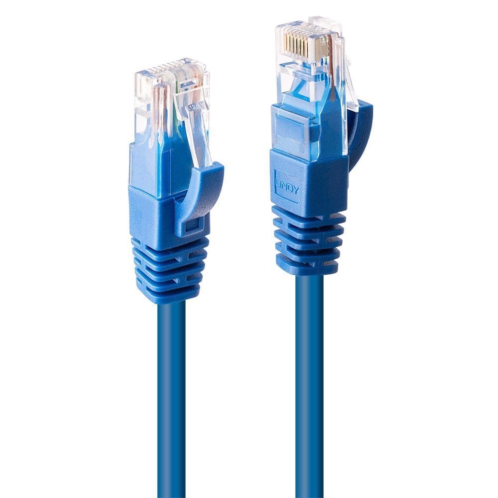 1m CAT6 U/UTP Gigabit Network Cable, Blue