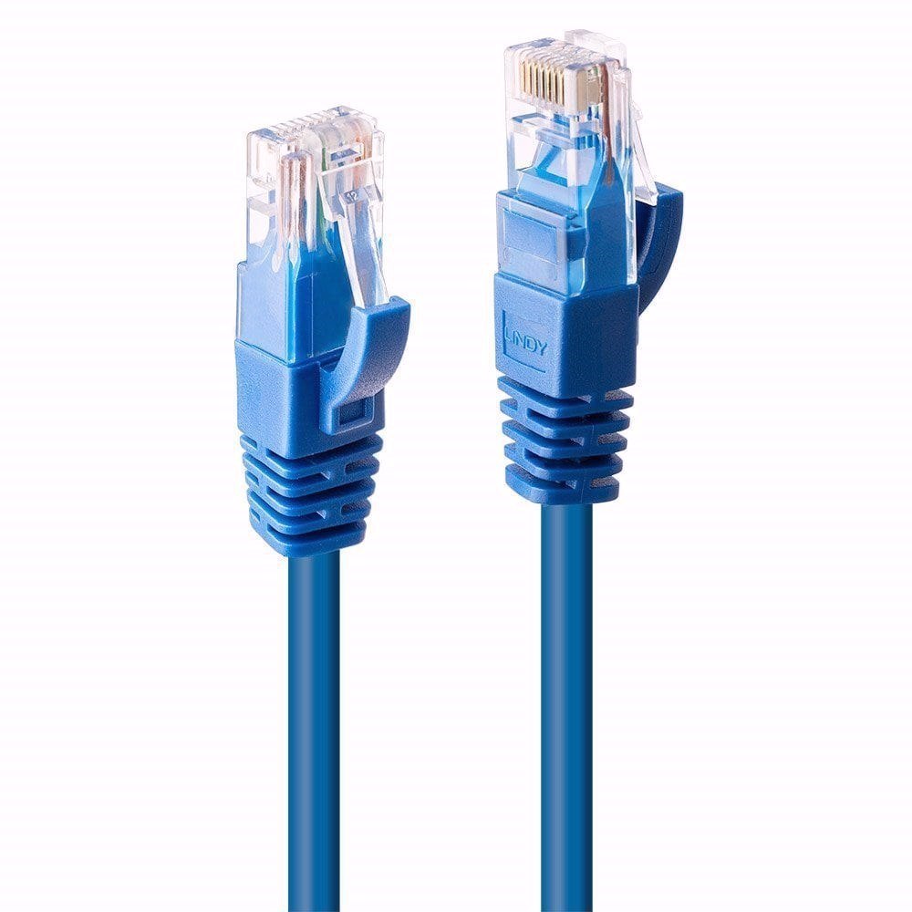 2m CAT6 U/UTP Gigabit Network Cable, Blue