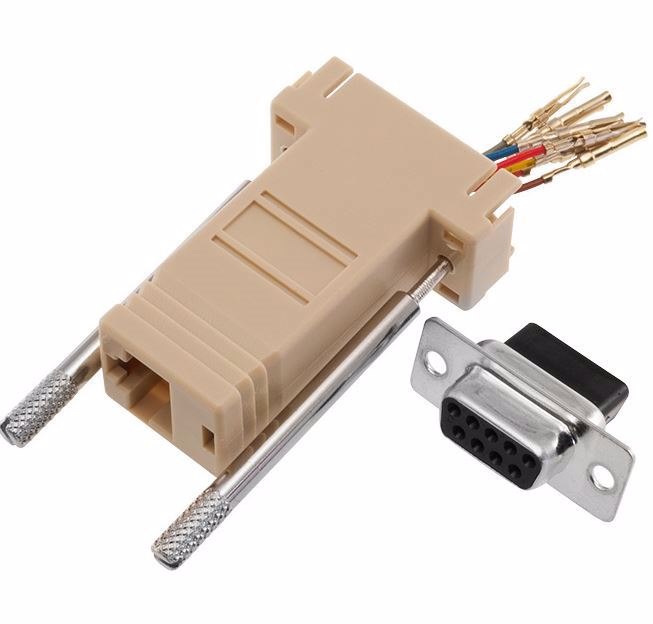 RP Group RJ45F To DB9F Adaptor