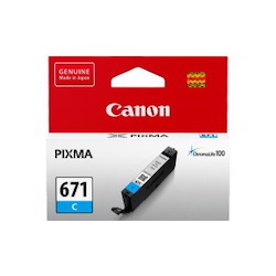 Canon CLI-671C Original Inkjet Ink Cartridge - Cyan Pack