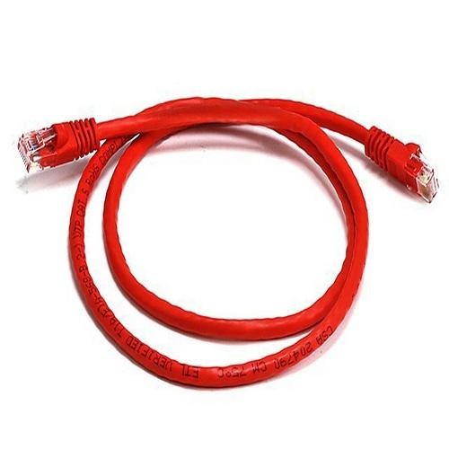 8Ware Cat 6A Utp Ethernet Cable, Snagless - 1M Red