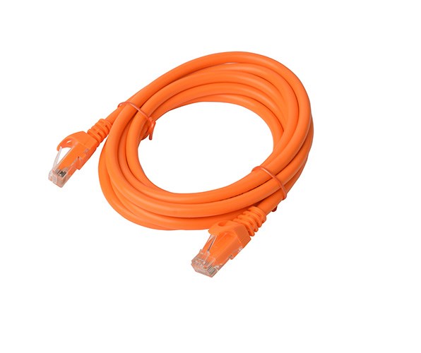 8Ware Cat 6A Utp Ethernet Cable, SnaglessÂ  - 3M Orange