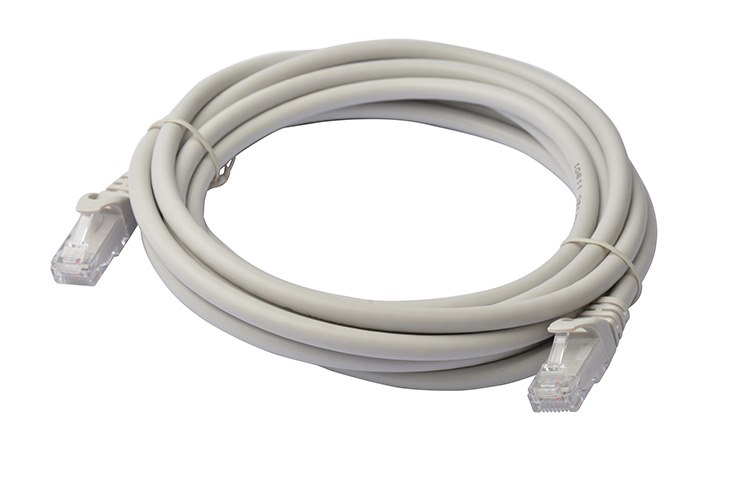 8Ware Cat 6A Utp Ethernet Cable, Snagless  - 3M Grey