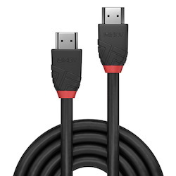 Lindy 1M High Speed Hdmi Cable Black Line, 4K, 18Gbps