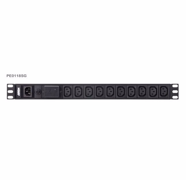 Aten 1U Basic Pdu With Surge Protection