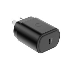 Cygnett 25W Usb-C Wall Charger - Black (CY3674PDWLCH), Compatible With Samsung PPS Super-Fast Charging, Small, Light And Portable Design
