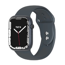 Cygnett Silicone Bands For Apple Watch 3/4/5/6/7/Se (38/40/41MM) - Black (Cy3983csbaw), Strong & Durable, Ultra-Comfortable, Adjustable Band Holes