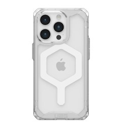 Uag Plyo MagSafe Apple iPhone 15 Pro (6.1') Case - Ice/White (114286114341), 16 FT. Drop Protection (4.8M), Armored Shell, Air -Soft Corners