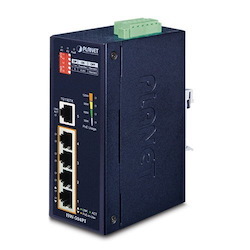 Planet | Isw-504Pt | Industrial Din Rail Unmanaged 5-Port With 4 X 10/100Base-Tx PoE+ Ports