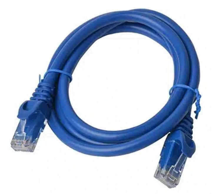 8Ware Cat6a Cable 1.5M - Blue Color RJ45 Ethernet Network Lan Utp Patch Cord Snagless