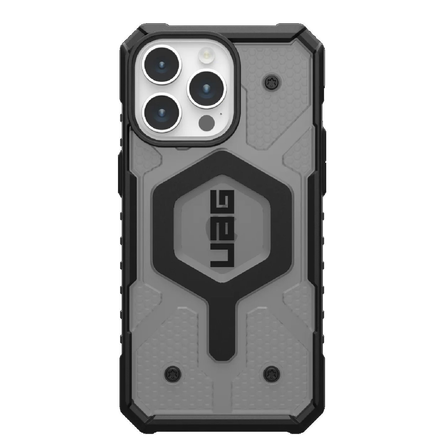 Uag Pathfinder MagSafe Apple iPhone 15 Pro Max (6.7') Case - Ash (114301113131), 18FT. Drop Protection (5.4M), Tactical Grip, Raised Screen Surround