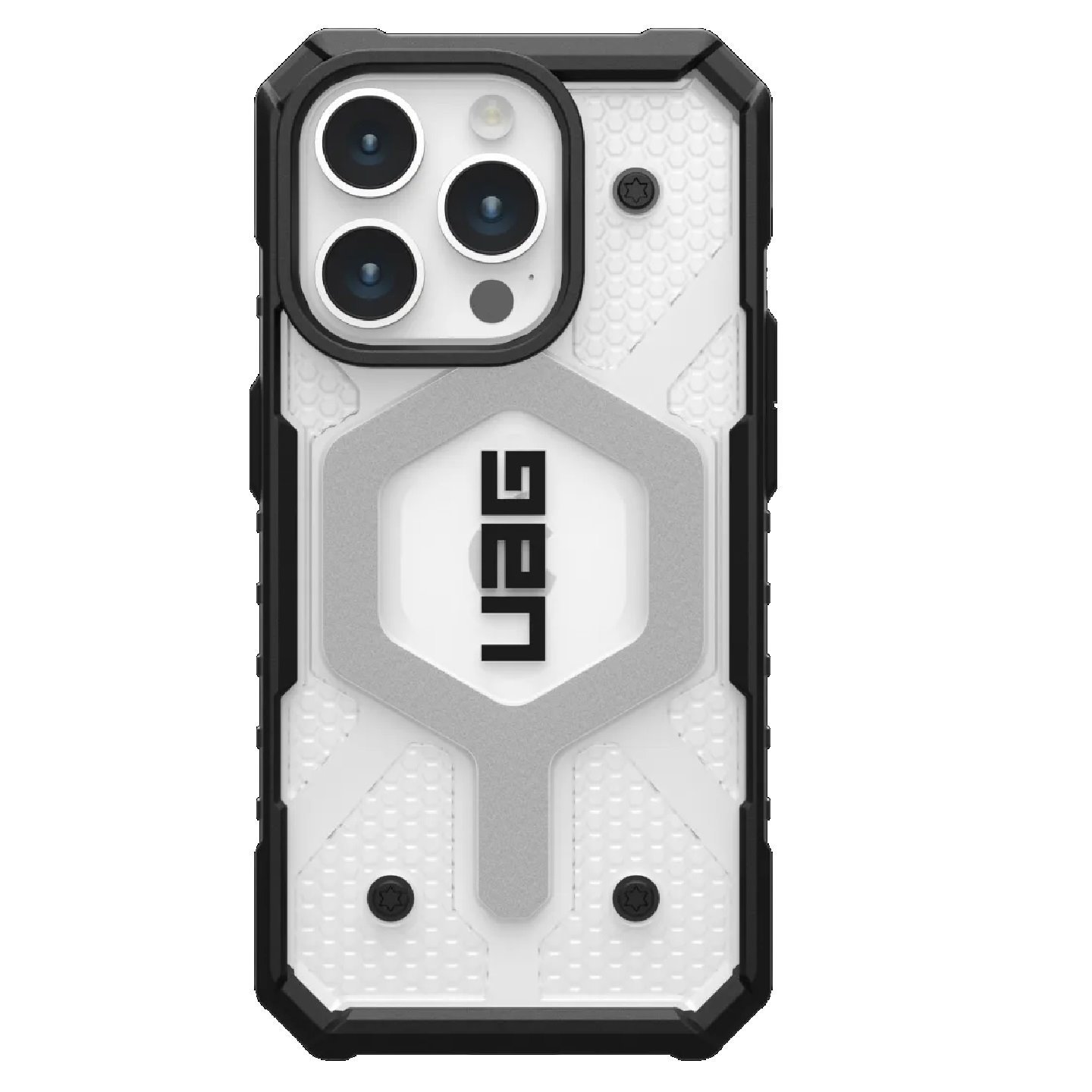 Uag Pathfinder MagSafe Apple iPhone 15 Pro (6.1') Case - Ice (114281114343), 18FT. Drop Protection (5.4M), Tactical Grip, Raised Screen Surround