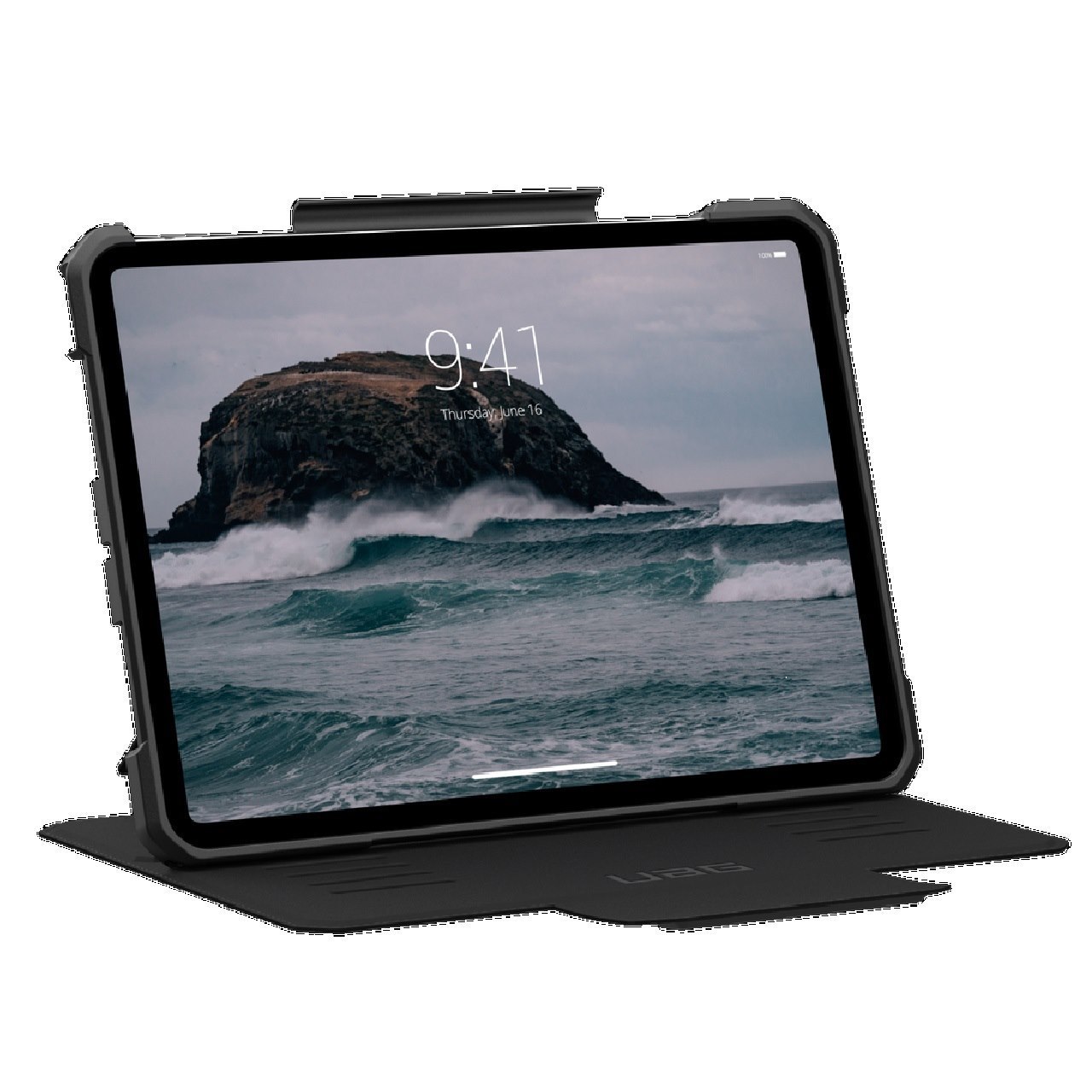 Uag Metropolis Se Apple iPad Pro M4 (11') (5TH Gen) Folio Case - Black (124475114040), Drop+ Military Standard, Adjustable Stand