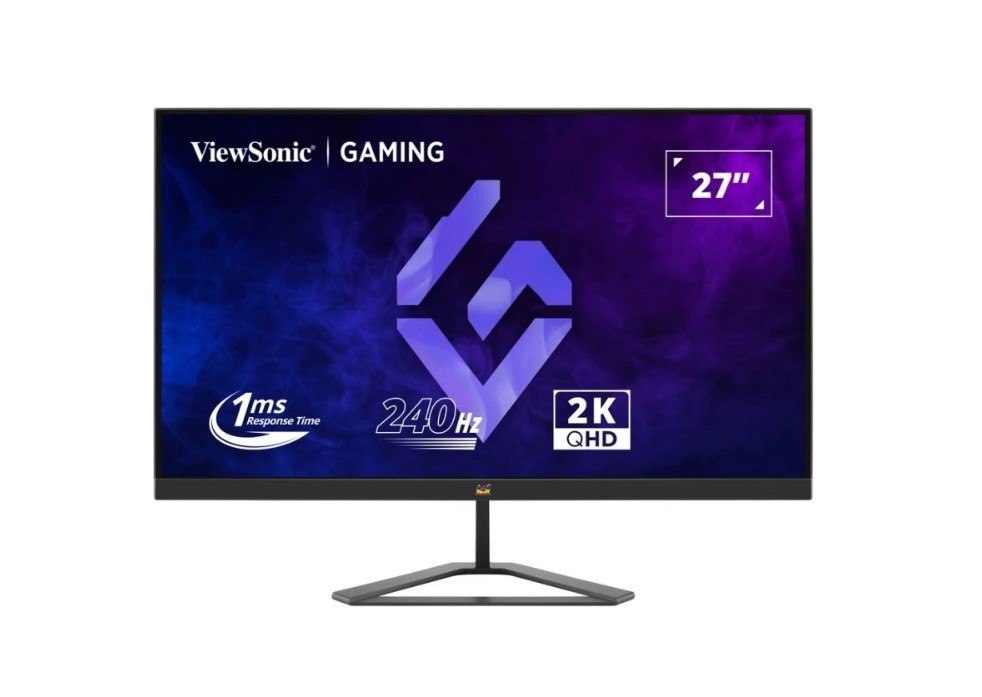 ViewSonic Vx2758a-2K-Pro-3 2K 240HZ 1MS Lightning Fas, Ips, Dual Speakers, SuperClear Ips. 2X Hdmi 2.0, 1X DP 1.4. Vesa 100X 100T, Tilt Gaming Monitor