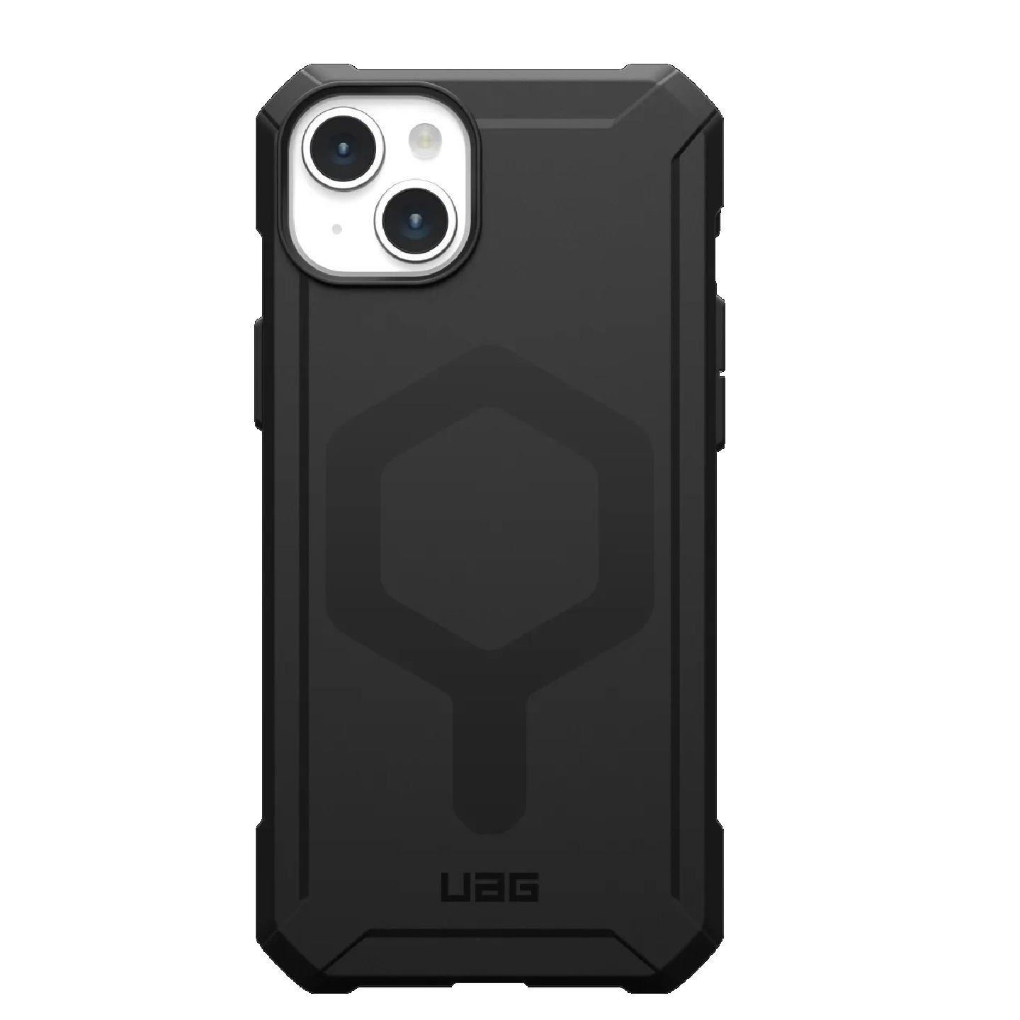 Uag Essential Armor MagSafe Apple iPhone 15 Plus (6.7') Case -Black(114307114040),15ft.Drop Protection(4.6M),Raised Screen Surround, Slim