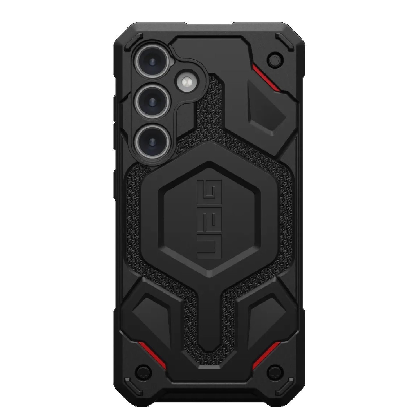 Uag Monarch Kevlar Samsung Galaxy S24 5G (6.2') Case - Black (214411113940), 20FT. Drop Protection (6M), Multiple Layers, Tactical Grip, Rugged