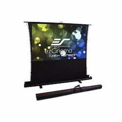 Elite Screens 80 Portable 169 Pull-Up Projector Screen Tab Tension Compatibile With Ust