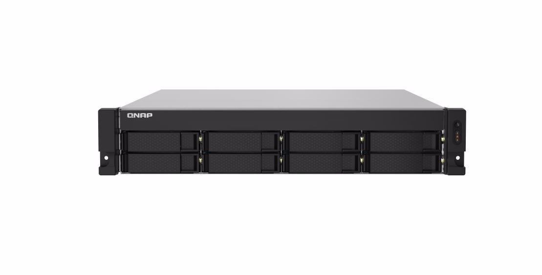 Qnap Ts-832Pxu-4G, 8 Bay Nas (No Disk), Cortex-57, 4GB, 2.5GbE(2), 10GbE SFP+(2), 2U, 3YR