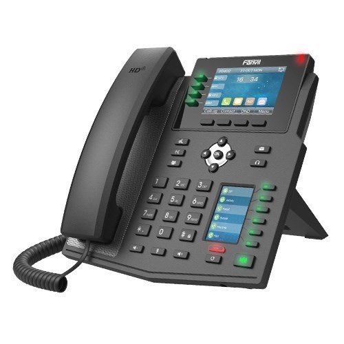 Fanvil X5u High End Enterprise Ip Phone - 3.5' Colour Screen, 16 Lines, 40 X DSS Buttons, Dual Gigabit NIC,Bluetooth - 2 Years Warranty